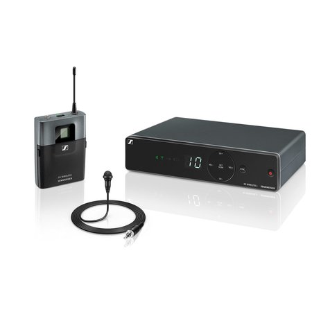 SENNHEISER ELECTRONIC COMMUNICATIONS Wireless Lavalier Set. Includes (1) Em Xsw 1, (1) Sk Xsw, (1) Me 2-Ii 506980